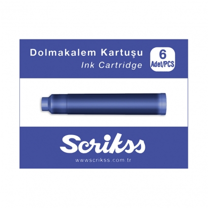 Stilou Sailor Shikiori Hisakata ProColor Uchimizu Blue CT Set 6 Cartuse International Size Scrikss Blue