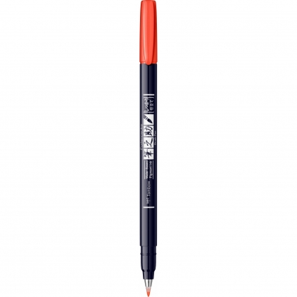 Marker Caligrafic Hard Small Writing Tombow Fudenosuke 90 Neon Pink Marker Caligrafic Hard Small Writing Tombow Fudenosuke Vivid 28 Orange