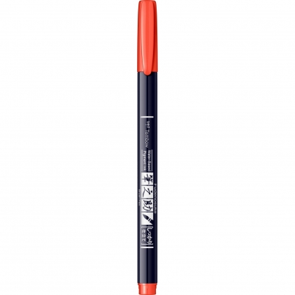 Marker Caligrafic Hard Small Writing Tombow Fudenosuke 90 Neon Pink Marker Caligrafic Hard Small Writing Tombow Fudenosuke Vivid 28 Orange