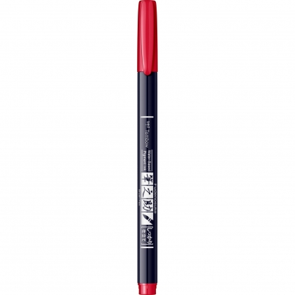 Kit Caligrafic Standardgraph Profi Scris Italic Marker Caligrafic Hard Small Writing Tombow Fudenosuke Vivid 25 Red