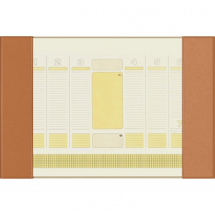 Agenda Precision Alicante B5 Kelly Green Lined Mapa birou B3  Precision Alicante Orange Lined