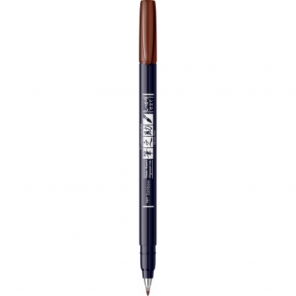 Set Standardgraph universal desen Marker Caligrafic Hard Small Writing Tombow Fudenosuke Vivid 31 Brown