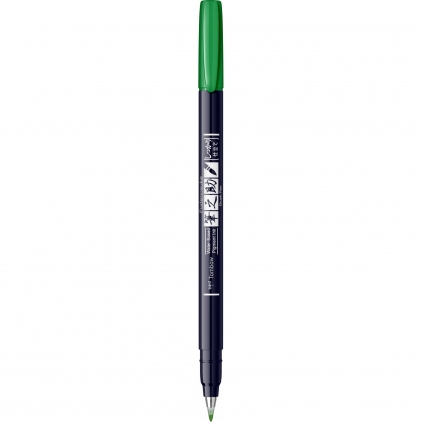 Set Caligrafie Standardgraph Calligraphy Pen 0.85 - 1.1 - 1.35 Marker Caligrafic Hard Small Writing Tombow Fudenosuke Vivid 07 Green