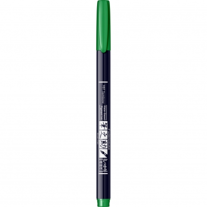 Set Caligrafie Standardgraph Calligraphy Pen 0.85 - 1.1 - 1.35 Marker Caligrafic Hard Small Writing Tombow Fudenosuke Vivid 07 Green