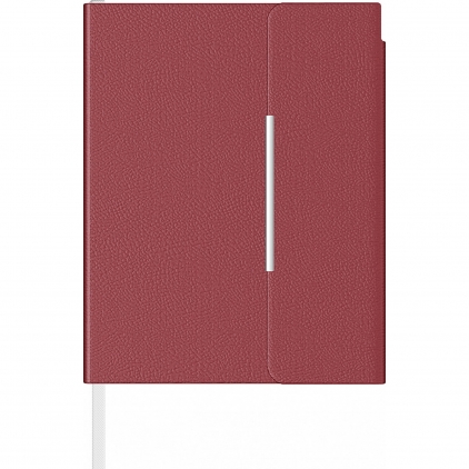 Organizer Precision Trend A5 6 inele Red Lined Mini-mapa tip plic Precision Velvet B6 Burgundy Lined