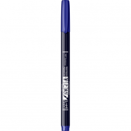 Kit Caligrafic Standardgraph Starter Scris Ornamental Marker Caligrafic Hard Small Writing Tombow Fudenosuke Vivid 15 Blue