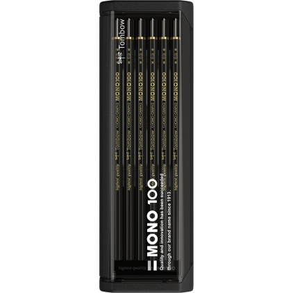 Creion Mecanic 0.7 Scrikss Honour 38 Matt Black GMT Set 12 Creioane Grafit Tombow MONO 100 Black 6B
