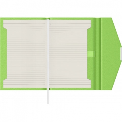 Agenda Piele Princ Leather Business 930 B5 Model F Navy Lined Mapa tip plic Precision Ultra A5 Apple Green Lined