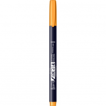 Marker Caligrafic Hard Small Writing Tombow Fudenosuke Black Marker Caligrafic Hard Small Writing Tombow Fudenosuke Vivid 03 Yellow