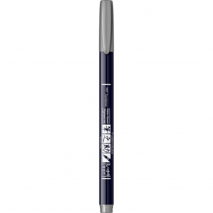Set Standardgraph universal caligrafie Marker Caligrafic Hard Small Writing Tombow Fudenosuke Vivid 49 Grey