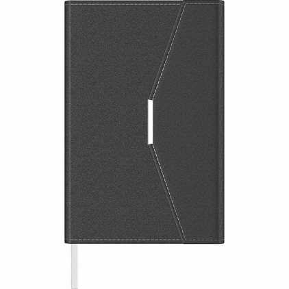Organizer Precision Trend A5 6 inele Black Lined Mapa tip plic Precision Ultra A5 Black Lined