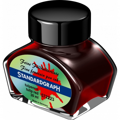 Calimara 90 ml Monteverde USA Emotions Kindness Pink  Calimara 30 ml Standardgraph Core Tulip Red