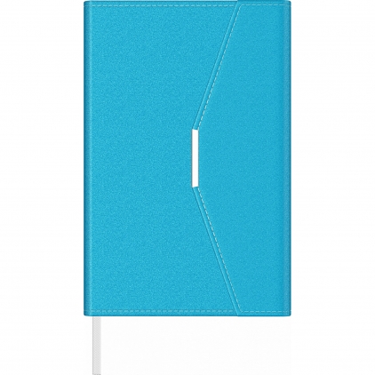 Set Agenda Piele + Pouch Pen Princ Leather Business 885 B5 Cognac Lined Mapa tip plic Precision Ultra A5 Sky Blue Lined