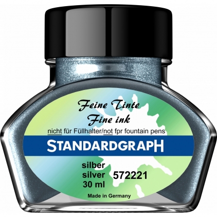 Stilou Cross Bailey Light Glossy Resin Amber GT Calimara 30 ml Standardgraph Core Silver