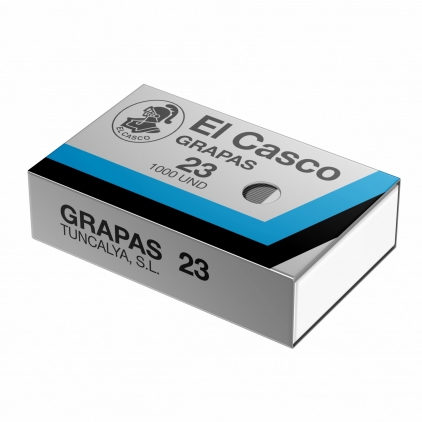 Capse STD, 23/15, heavy duty, 1000 bucati/cutie Capse zincate no 23 El Casco EL-23/6