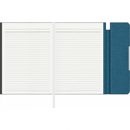 Agenda Piele Princ Leather Business 930 B5 Model F Navy Lined Mapa tip plic Precision Trend A5 French Navy Lined