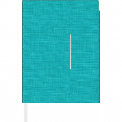 Organizer B5 6 Inele Scrikss Deri Soft Brown Lined Mapa tip plic Precision Trend A5 Turquoise Lined