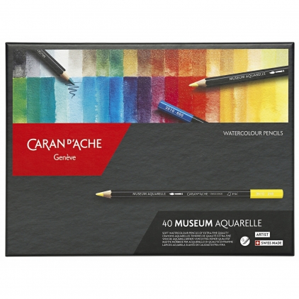 Creion Colorat Tombow Irojiten Lightning Yellow - F7 Set 40 Creioane Colorate Carandache Museum Aquarelle Pencil