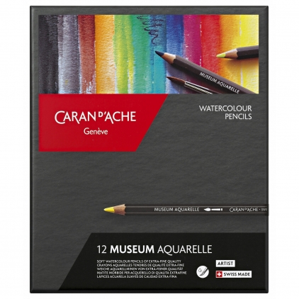 Creion Colorat Tombow Irojiten Hydrangea Blue - DL8 Set 12 Culori Creioane Colorate Carandache Museum Aquarelle Pencil