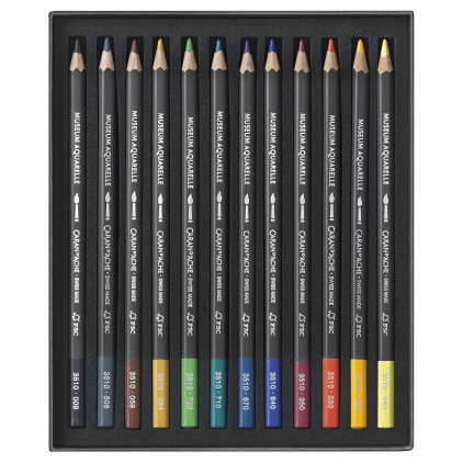 Creion Colorat Tombow Irojiten Hydrangea Blue - DL8 Set 12 Culori Creioane Colorate Carandache Museum Aquarelle Pencil
