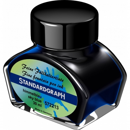 Set 6 Cartuse Standard Size Proprietar Caran dAche Chromatics Infinite Grey Calimara 30 ml Standardgraph Core Sky Blue