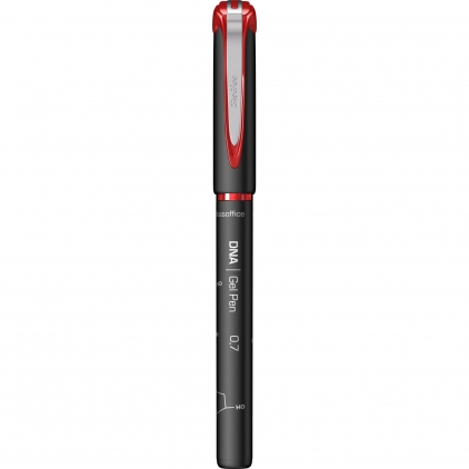 Roller cu gel Pilot Frixion Ball, fara mecanism, 0.7 mm, albastru Rollerball Gel Pen 0.7 Scrikss DNA Red CT