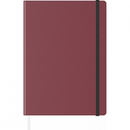Agenda Precision Velvet A5 Burgundy Lined