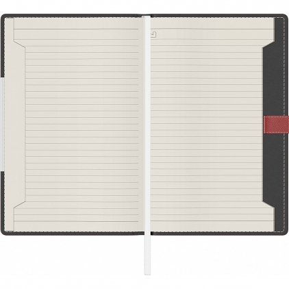 Organizer Precision Alicante A5 6 inele Apple Green Lined Agenda Precision Alicante A5 Burgundy Lined