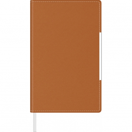 Mapa Piele cu Blocnotes Princ Leather Luxury 941 B5 Model R Black Millimeter Agenda Precision Alicante A5 Orange Lined