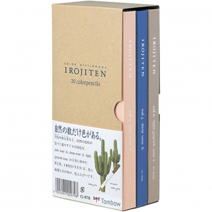 Creion Colorat Tombow Irojiten Hydrangea Blue - DL8 Set 30 Creioane Colorate Tombow Irojiten Volum 4, 5, 6 Woodlands