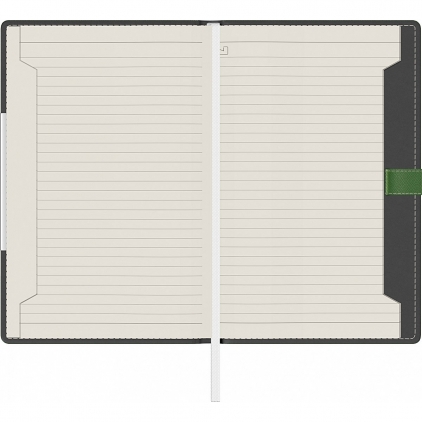 Set Agenda Piele + Pouch Pen Princ Leather Business 885 B5 Cognac Lined Agenda Precision Alicante A5 Kelly Green Lined