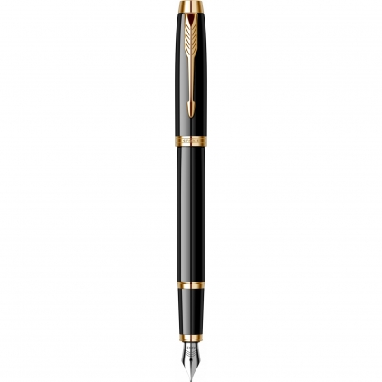 Mina 5th Element Giant Parker Purple - Fin Stilou Parker IM Royal Standard Black Lacquer GT