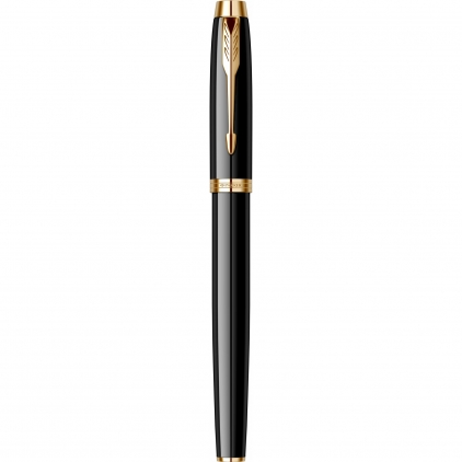 Mina 5th Element Giant Parker Purple - Fin Stilou Parker IM Royal Standard Black Lacquer GT