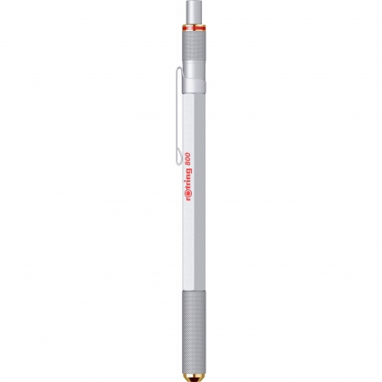Set 4 pixuri cu gel Main Paper, varf 0.5 mm, 2 albastre, 1 rosu, 1 negru Pix Rotring 800 Silver