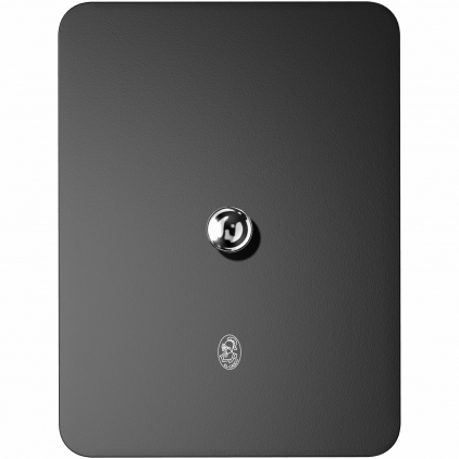 Tavita pentru documente Office Products, mov Capac pentru Tava Documente M-673 El Casco M-674 Shiny Chrome & Black