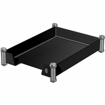 Suport Donau pentru 20 dosare suspendabile, 330x260x160 mm, negru Tava Documente El Casco M-673 Shiny Chrome & Black