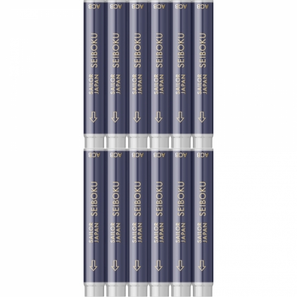 Stilou Scrikss Heritage White Pearl GT Set 12 Cartuse Standard Size Proprietar Sailor Basic Pigment Seiboku Dark Blue 
