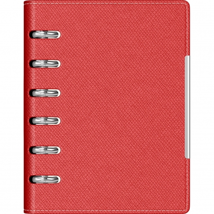 Organizer Precision Alicante A6 6 inele Red Lined