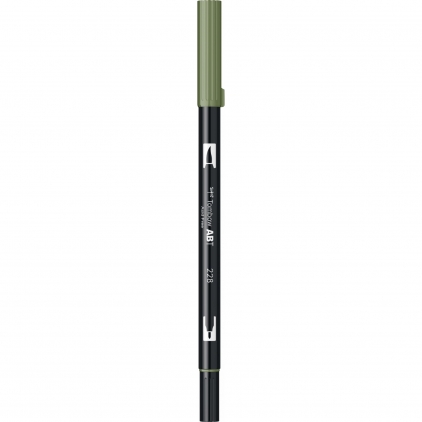 Marker Edding 103 permanent, varf rotund 1.5-3mm, rosu Marker Dual Brush Watercoloring Tombow ABT 228 Grey Green