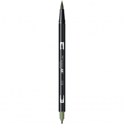 Marker Edding 103 permanent, varf rotund 1.5-3mm, rosu Marker Dual Brush Watercoloring Tombow ABT 228 Grey Green