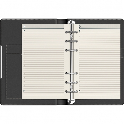 Agenda Piele Princ Leather Business 930 B5 Model F Navy Lined Organizer Precision Alicante B6 6 inele Kelly Green Lined
