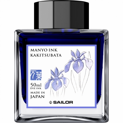 Stilou Scrikss Vintage 33 Burgundy CT Calimara 50 ml Sailor Manyo Kakitsubata Blue