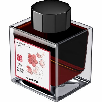 Stilou Sheaffer 300 Glossy Black GT Calimara 50 ml Sailor Manyo Ume Bordeaux