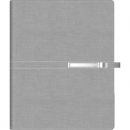 Organizer Precision Trend A5 6 inele Black Lined Organizer Precision Trend A5 6 inele Grey Lined