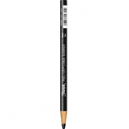 Marker OHP Noki Hi-Text 780, negru Marker Uscat pentru Portelan Sharpie Peel Off China Black