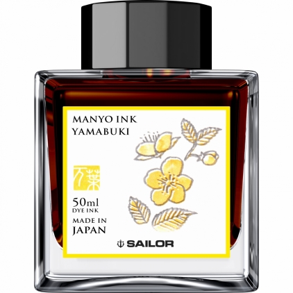 Calimara 40 ml Standardgraph Antique Mileo Coal Black Calimara 50 ml Sailor Manyo Yamabuki Yellow
