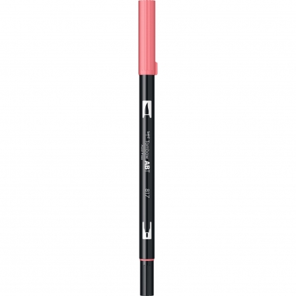 Set 16 Marker Coloring Chisel Sharpie S Note Assorted Colors Marker Dual Brush Watercoloring Tombow ABT 817 Mauve