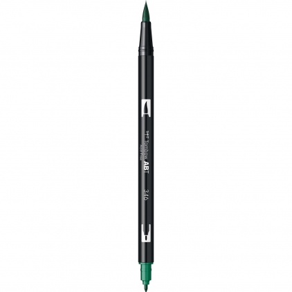 Marker permanent Edding 750 , cu vopsea, corp metalic, varf rotund, 2-2-4 mm, alb Marker Dual Brush Watercoloring Tombow ABT 346 Sea Green