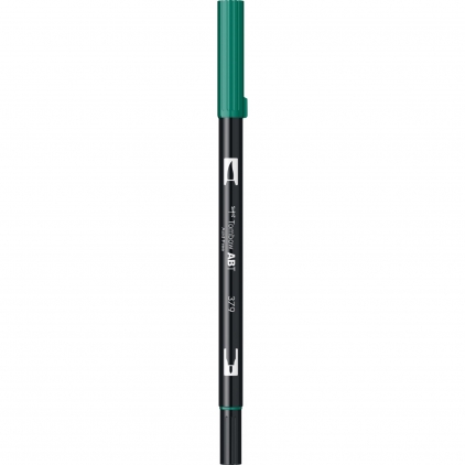 Marker Dual Brush Watercoloring Tombow ABT N45 Cool Grey 10 Marker Dual Brush Watercoloring Tombow ABT 379 Jade Green