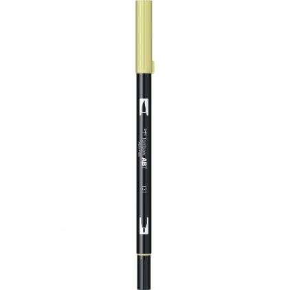 Textmarker Stabilo Boss, varf 2-5 mm, portocaliu Marker Dual Brush Watercoloring Tombow ABT 131 Lemon Lime